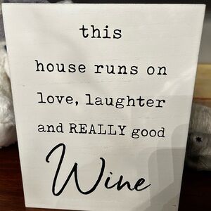 cute sign for the house great condition